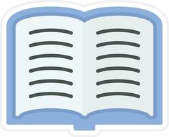 Open Book Vector Icon