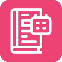 Library Calendar Vector Icon