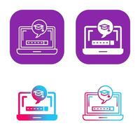 Digital Learning Vector Icon