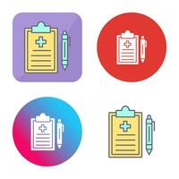 Medical Record Vector Icon