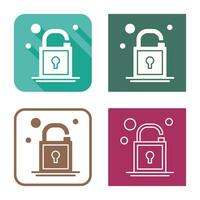 Open Lock Vector Icon