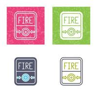 Fire Button Vector Icon