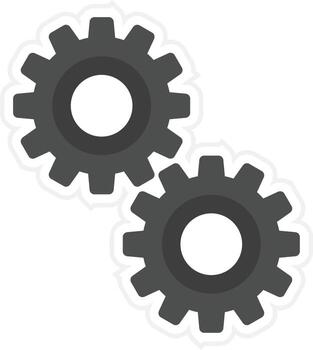 Cogs Vector Icon