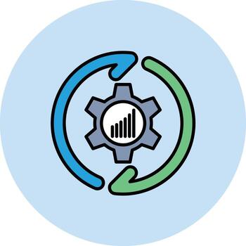 icono de vector de optimización