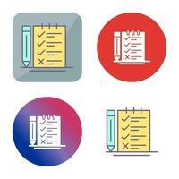 Survey Checklist Vector Icon