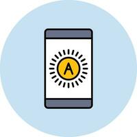 Brightness Auto Vector Icon