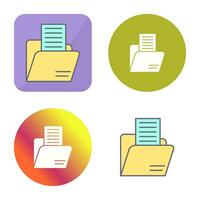 icono de vector de carpeta
