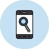 Mobile Research Vector Icon