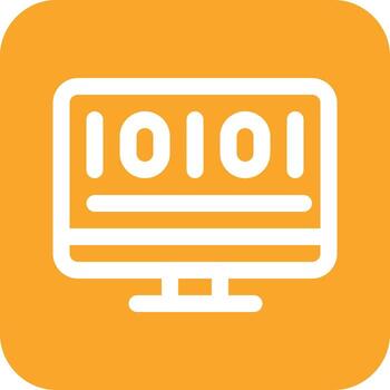 Binary Code Vector Icon