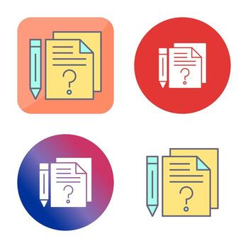 icono de vector de pregunta