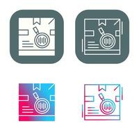 Tracking Code Vector Icon