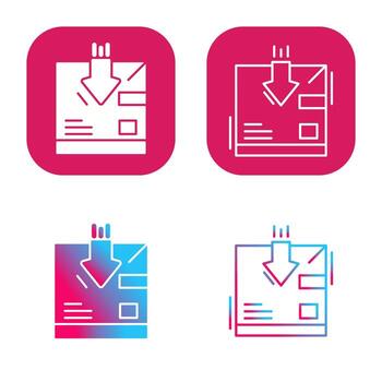 icono de vector de retorno
