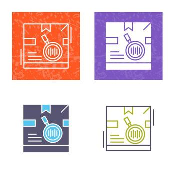 Tracking Code Vector Icon