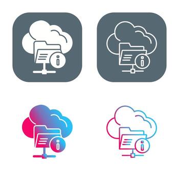 icono de vector de carpeta