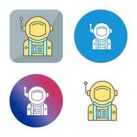 icono de vector de astronauta