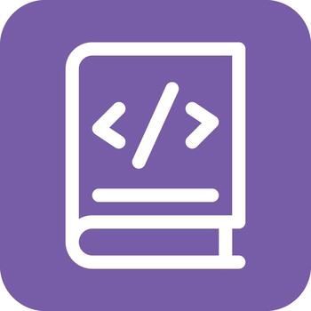 Coding Book Vector Icon
