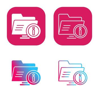 icono de vector de carpeta