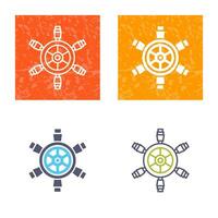 Ship Wheel Vector Icon