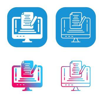 nota, vector, icono vector