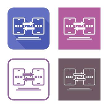 Data Synchronization Vector Icon