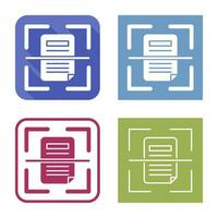 Scan Vector Icon