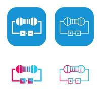 Resistor Vector Icon