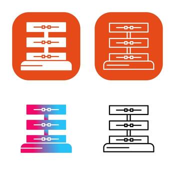 icono de vector de servidor
