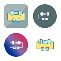 Resistor Vector Icon