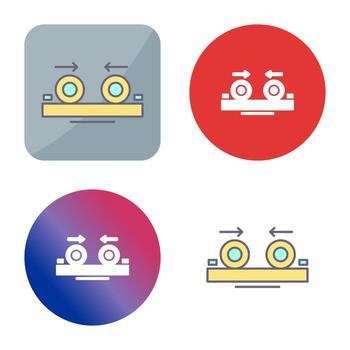 icono de vector de colisión