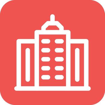 icono de vector de rascacielos