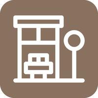 Bus Stop Vector Icon