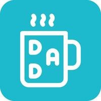 DAD Mug Vector Icon