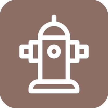 icono de vector de hidrante