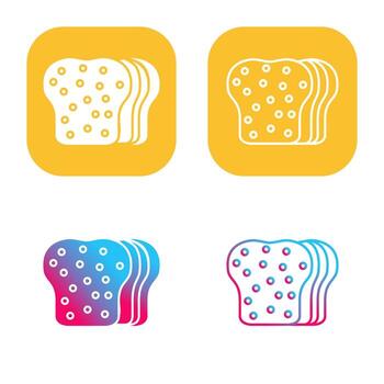icono de vector de pan