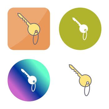 icono de vector clave