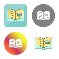 Open Book Vector Icon