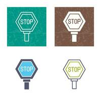 Stop Sign Vector Icon