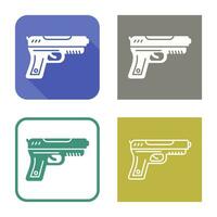 icono de vector de pistola