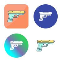 icono de vector de pistola