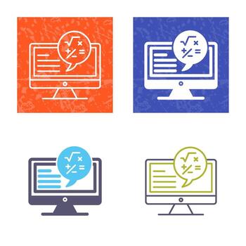 icono de vector de matemáticas