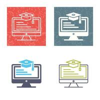 Online Learning Vector Icon