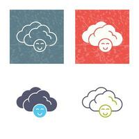 Cloudy Vector Icon