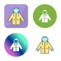 Raincoat Vector Icon