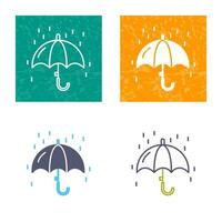 Raining Vector Icon