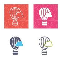 Hot Air Baloon Vector Icon