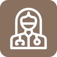 Female Dentist Vector Icon