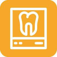 Tooth Xray Vector Icon