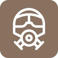 Fireman Mask Vector Icon