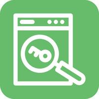 Keywords Search Vector Icon