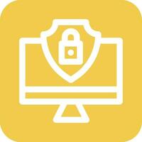 Computer Security Vector Icon